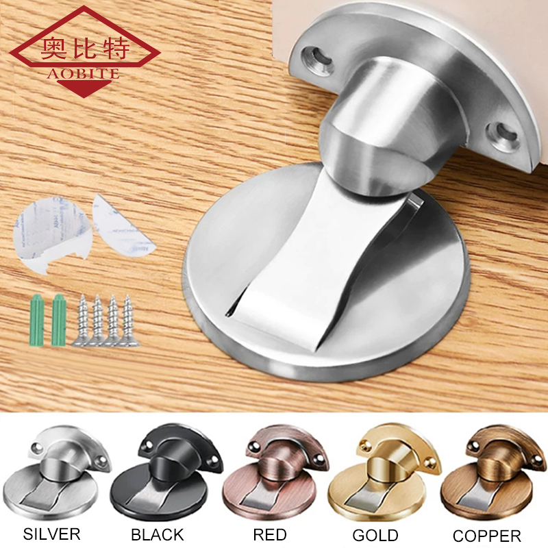 Furniture Hardware Suppliers - マグネットドアストップ磁気ドアストッパーセキュリティ保護ロックドアドラフトストッパーホルダードアストッパー家具ドアハードウェア