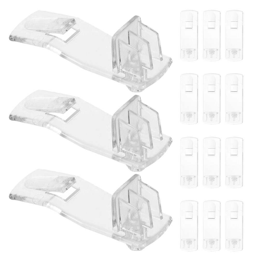 Shelf Peg Support - 30個入り 透明プラスチック製棚受けペグ ロッキングクリップ キッチンキャビネット、本棚、家具の棚ホルダーの交換用