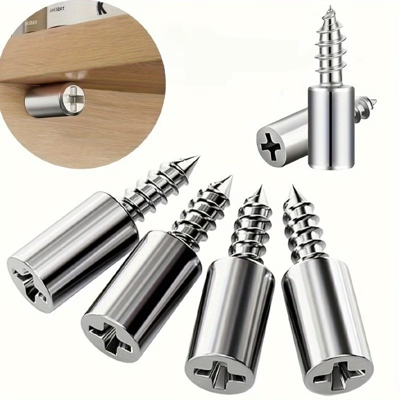 Shelf Peg Support - 棚受け金具、セルフタッピングネジ式棚受け金具、ガラス・木製棚用ペグ、頑丈なフローティング棚受け金具