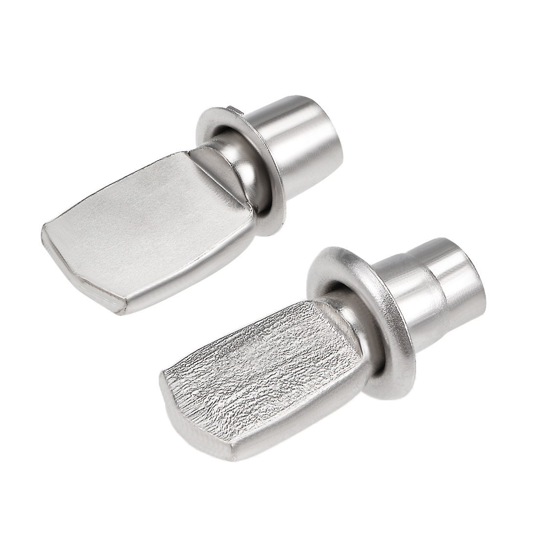 Shelf Peg Support - Uxcell 20-200個のシェルフブラケットペグ5x 19mm7x25mmニッケルメッキフラットスプーン形状シェルフホルダーサポートピン、取り付けナット付き