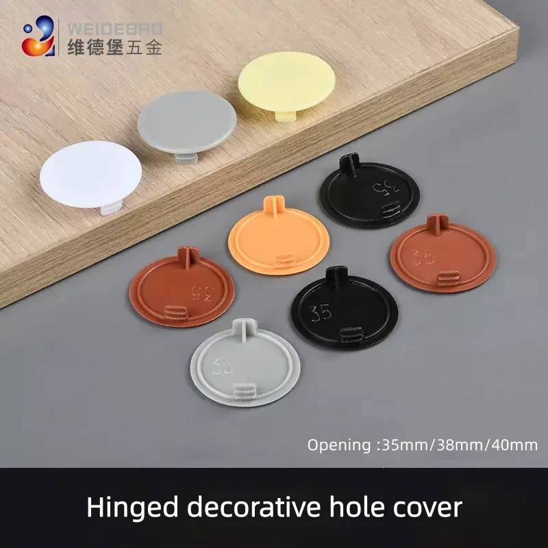 10個入り 35mm、38mm、40mm 丸型プラスチック製 - Furniture Hardware Fitting のレビューと価格