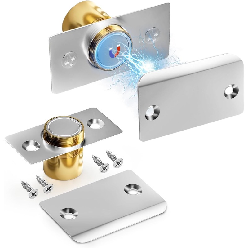 2 個目に見えない磁気ドアキャッチ調整可能な強力な磁気ドアス - Furniture Hardware Fitting のレビューと価格