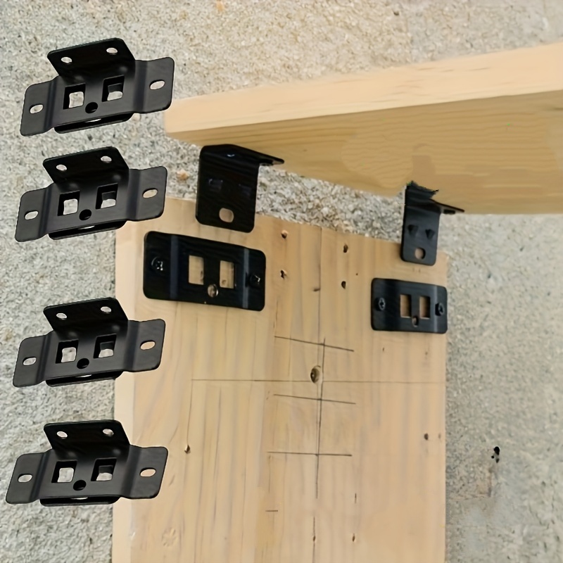 4セット小型頑丈耐久性のあるツーインワン家具棚L字型90度コ - Furniture Hardware Parts のレビューと価格