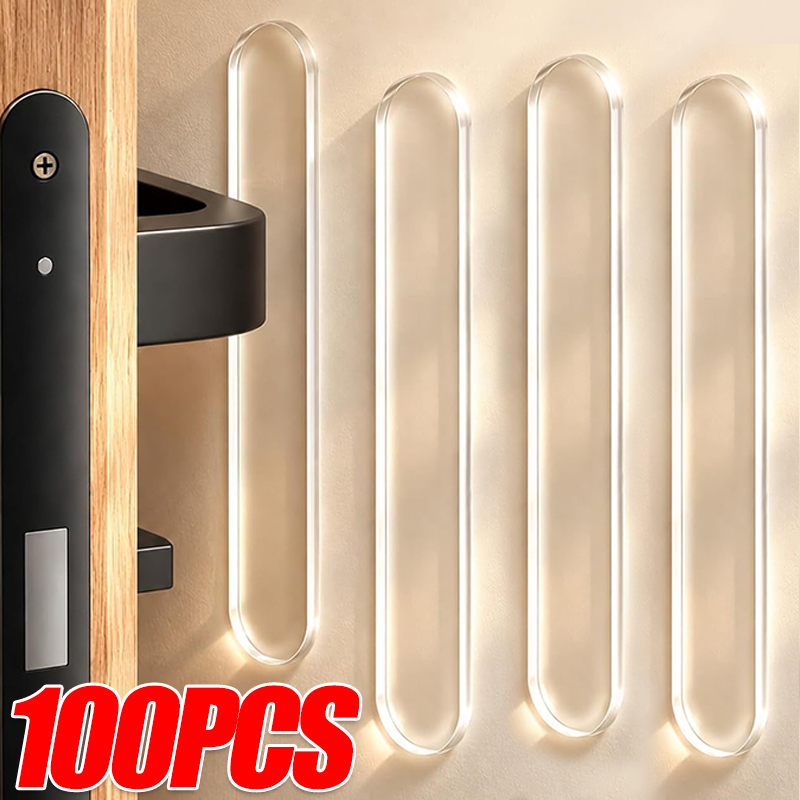 シリコン製キャビネットバンパーストリップ、粘着式衝突防止ドア - Furniture Hardware Parts のレビューと価格
