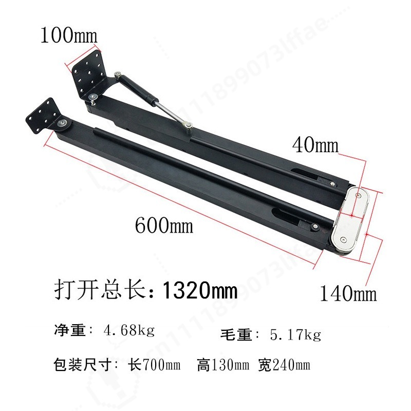 伸縮式折りたたみテーブル用金具アクセサリー 隠しダイニングテ - Furniture Hardware Parts のレビューと価格