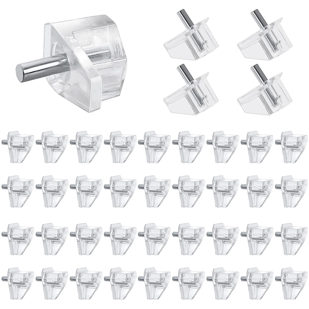3mm,20個,棚クリップ,透明ホルダー,ピープトウ,キッチ - Shelf Peg Support のレビューと価格