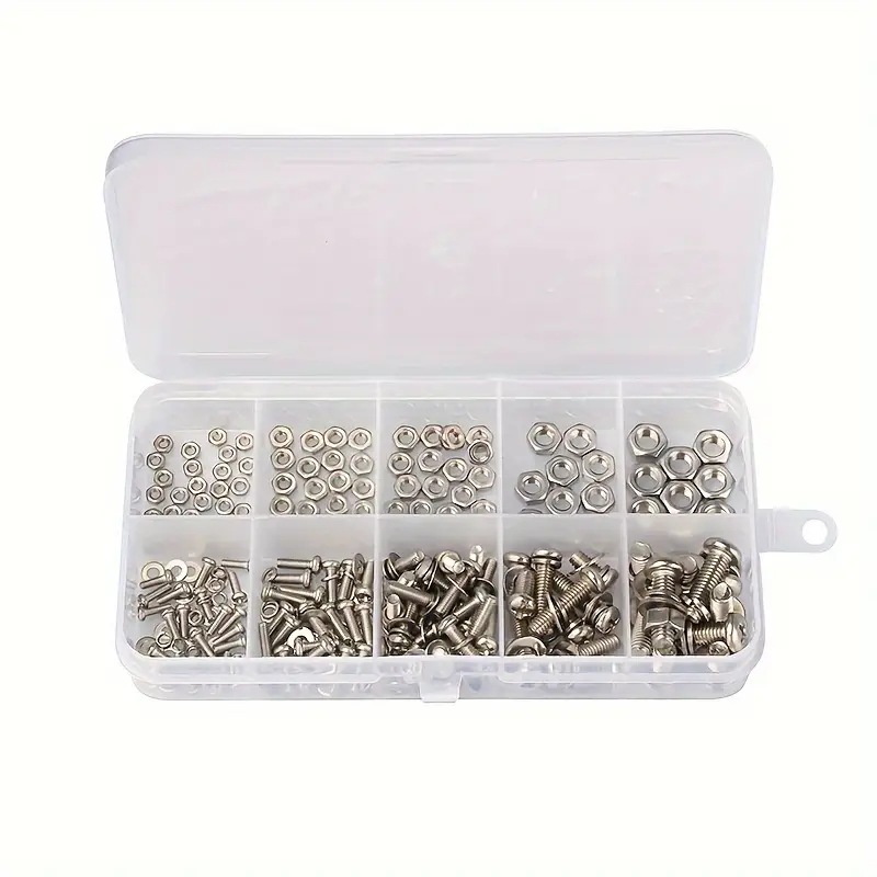 320個の六角ナットとボルトセットM2-M5耐久性のあるユニ - Furniture Hardware Nut のレビューと価格