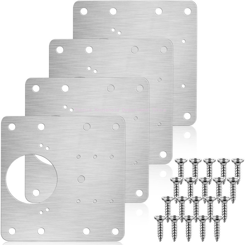 2/10セットヒンジ修理プレートキッチンキャビネットドアヒン - Furniture Hardware Fixing Screws のレビューと価格