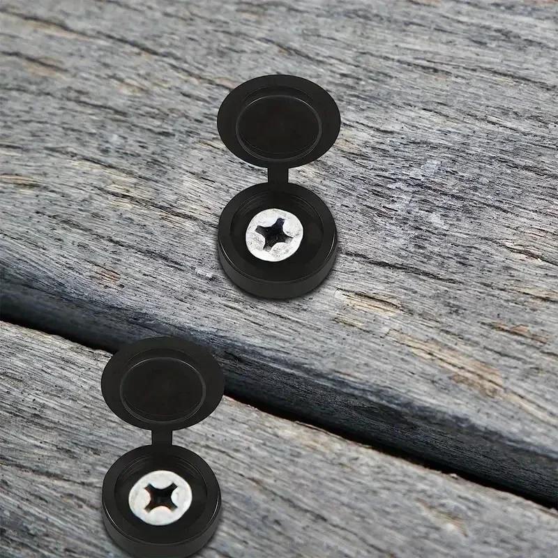 ヒンジ付きプラスチックねじキャップカバー、折りたたみスナップ - Furniture Hardware Nut のレビューと価格