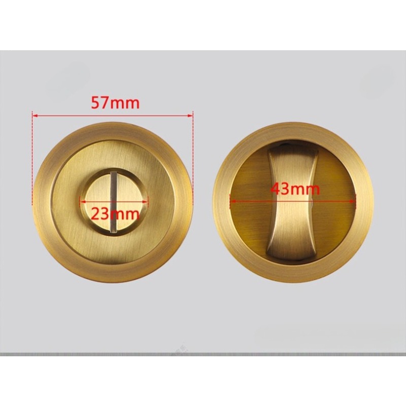 スライドドアロック モダン 隠し ジンク合金 フック サーク - Zinc Furniture Hardware のレビューと価格