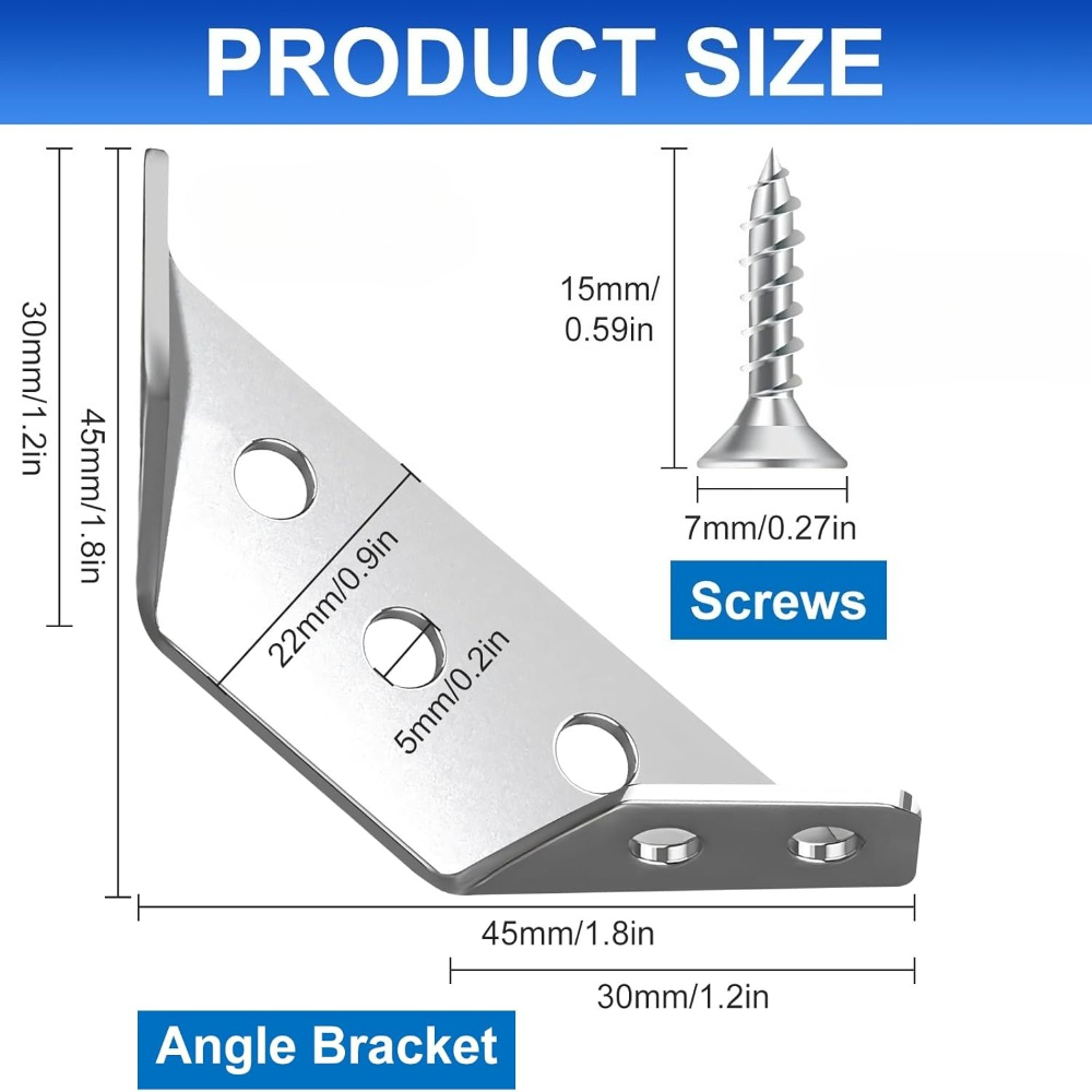 1-120セット家具コーナーコネクターステンレス鋼アングルコ - Shelf Peg Support のレビューと価格