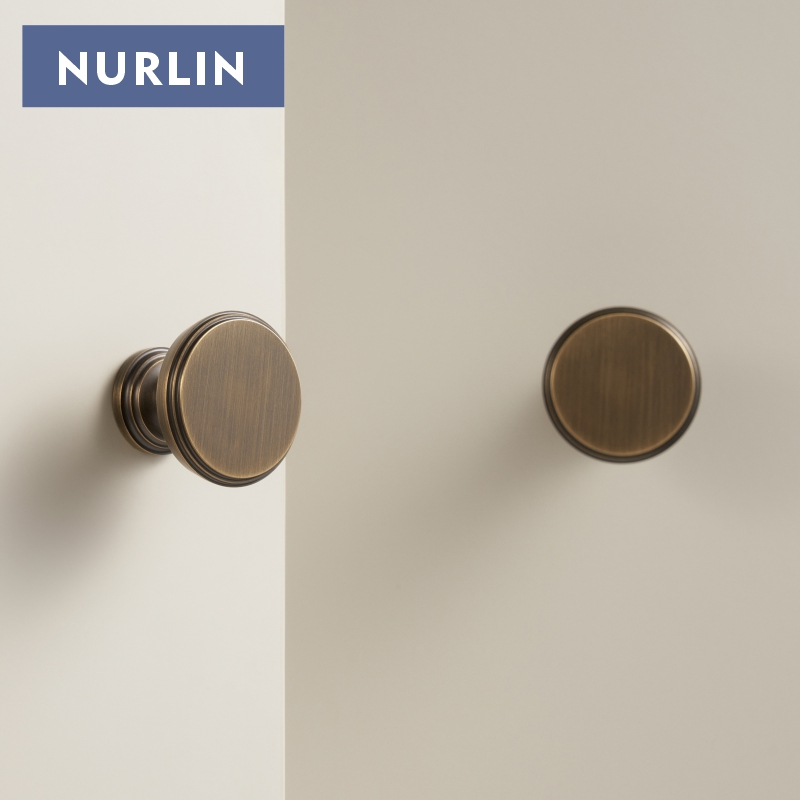 Nurlin ソリッドブラスフレンチレトロアンティークブロン - Furniture Hardware Nut のレビューと価格