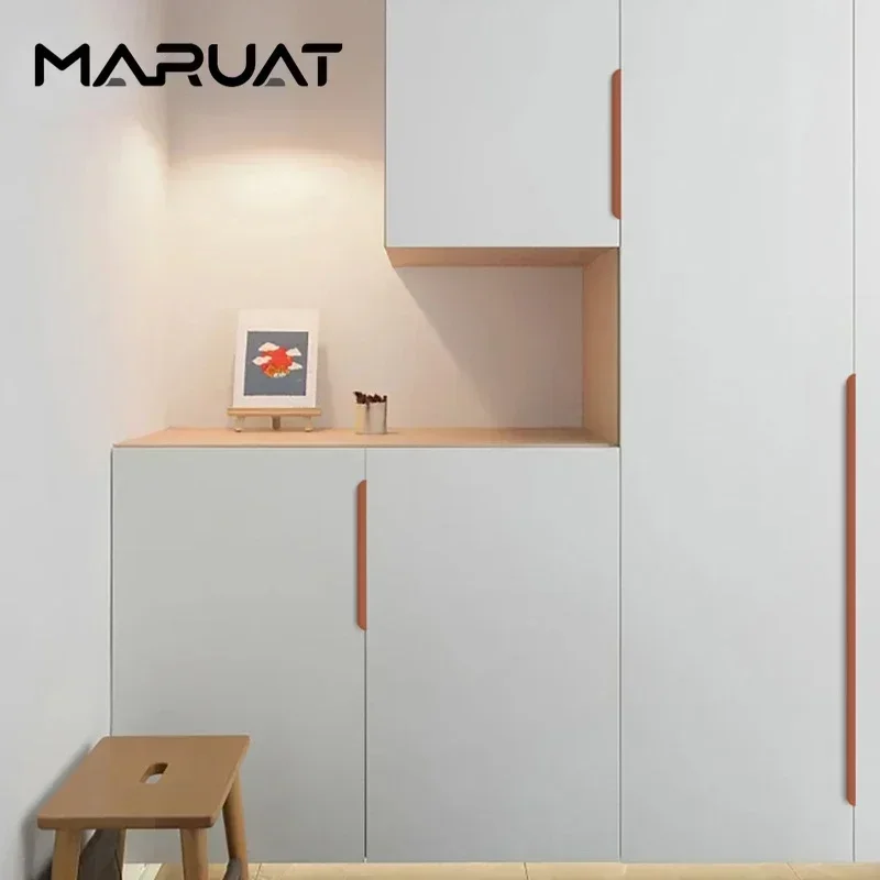 アルミ合金目に見えないハンドル引き出し埋め込みワードローブ靴 - Furniture Hardware Nut のレビューと価格