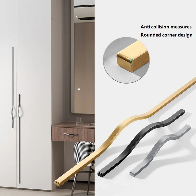 電気メッキブラッシュゴールドキャビネットハンドル - アルミ - Drawer Pull Gold のレビューと価格