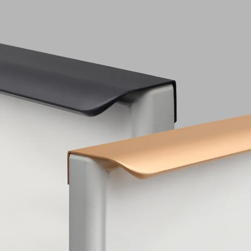 ゴールドキッチンキャビネットワードローブドア目に見えないドレ - Drawer Pull Gold のレビューと価格