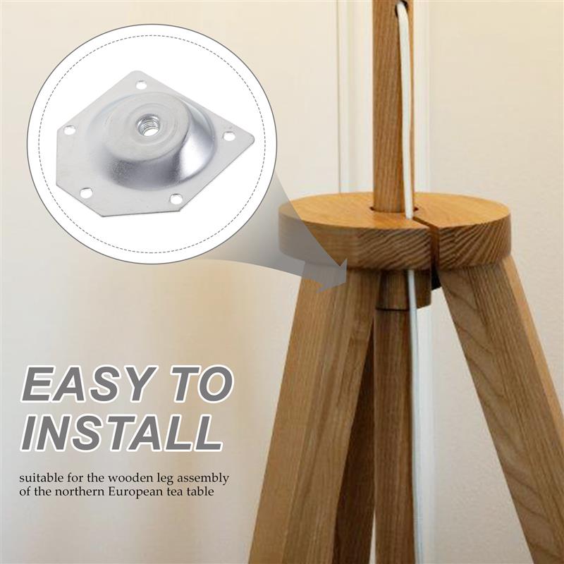 家具用の角度付き脚固定プレート付きネジのセット、無垢材用のネ - Furniture Hardware Fixing Screws のレビューと価格