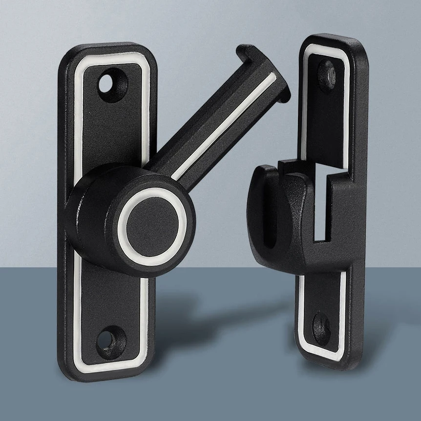 照明納屋ドアラッチロック、スライドロック、90度直角、バスル - Furniture Hardware Fitting のレビューと価格