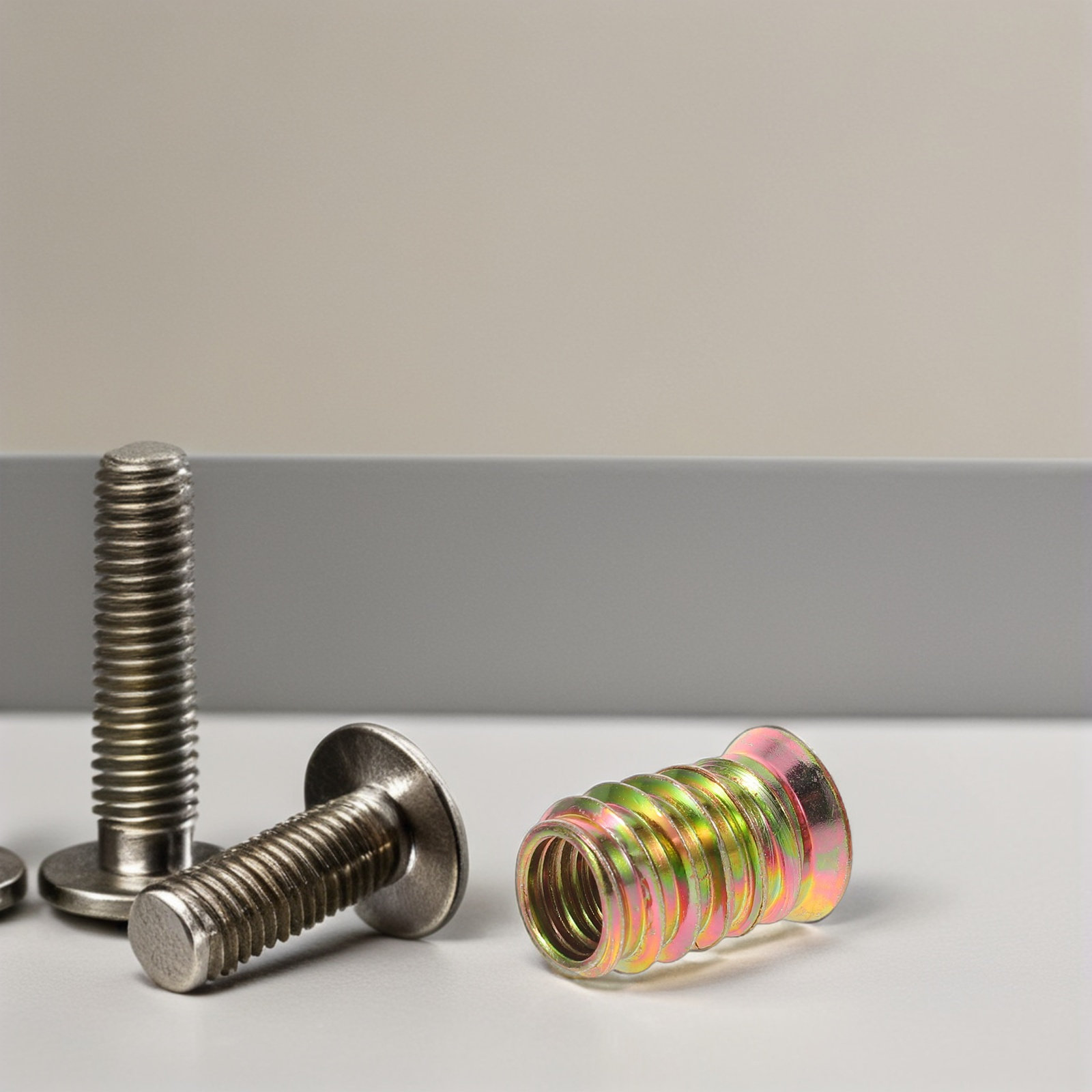 家具用接続ナット M6 ねじ込み式コアインサート 金属製コネ - Furniture Hardware Threaded Inserts のレビューと価格