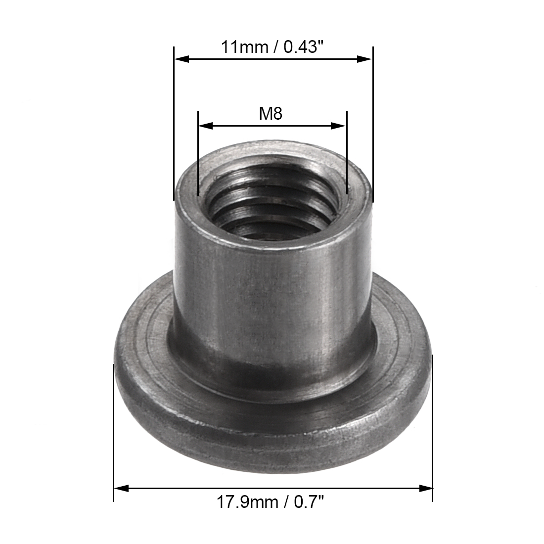 30個入り M8 M10 カーボンスチール製 丸型ベースねじ - Furniture Hardware Threaded Inserts のレビューと価格