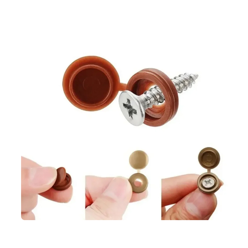 10/500 個ネジ装飾キャッププラスチック保護カバーブラッ - Furniture Hardware Nut のレビューと価格
