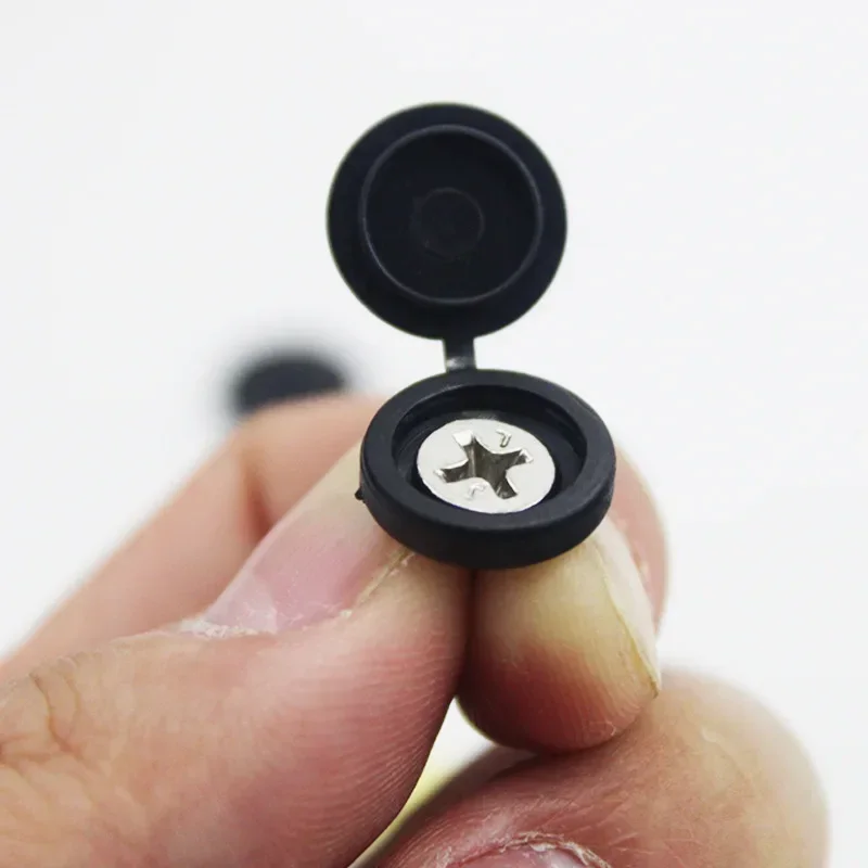 10/500 個ネジ装飾キャッププラスチック保護カバーブラッ - Furniture Hardware Nut のレビューと価格