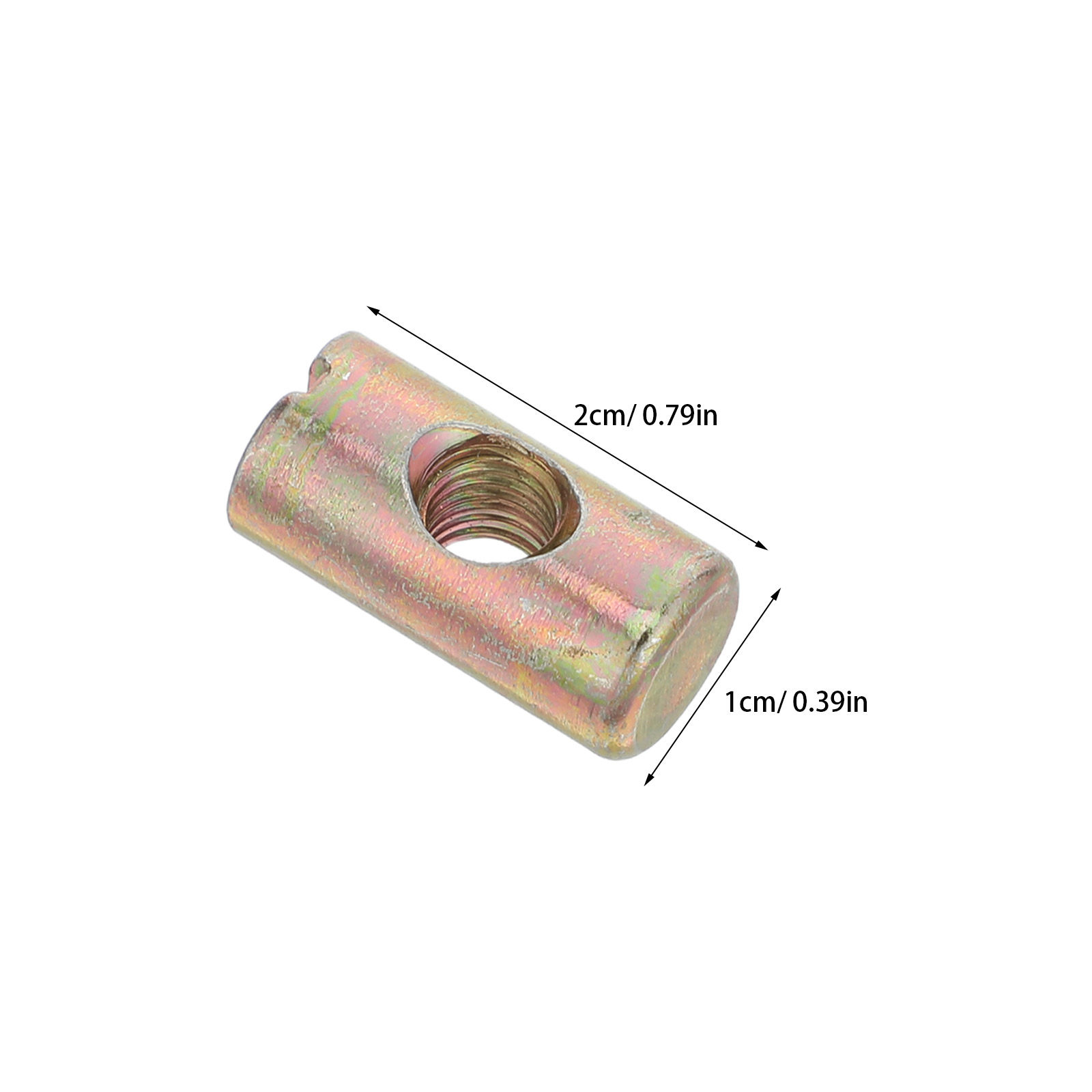 100個入り家具組立用ナット、クロスダボ、バレルコネクター、 - Furniture Hardware Threaded Inserts のレビューと価格