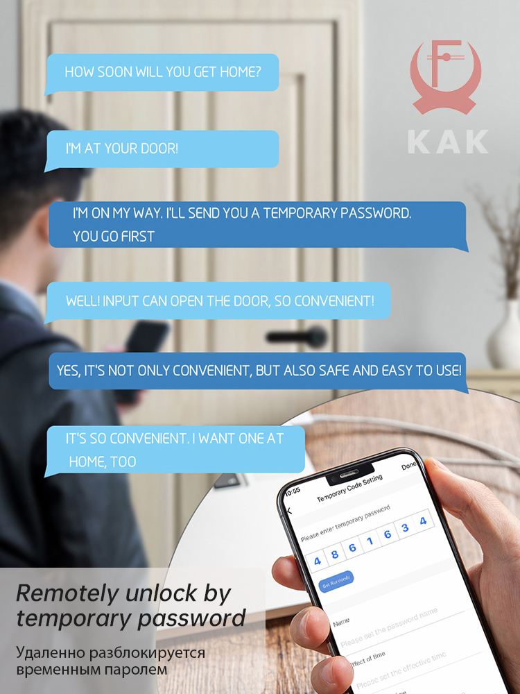 Kak-生体認証指紋ドアロック,黒い生体認証ロック,パスワー - Zinc Furniture Hardware のレビューと価格