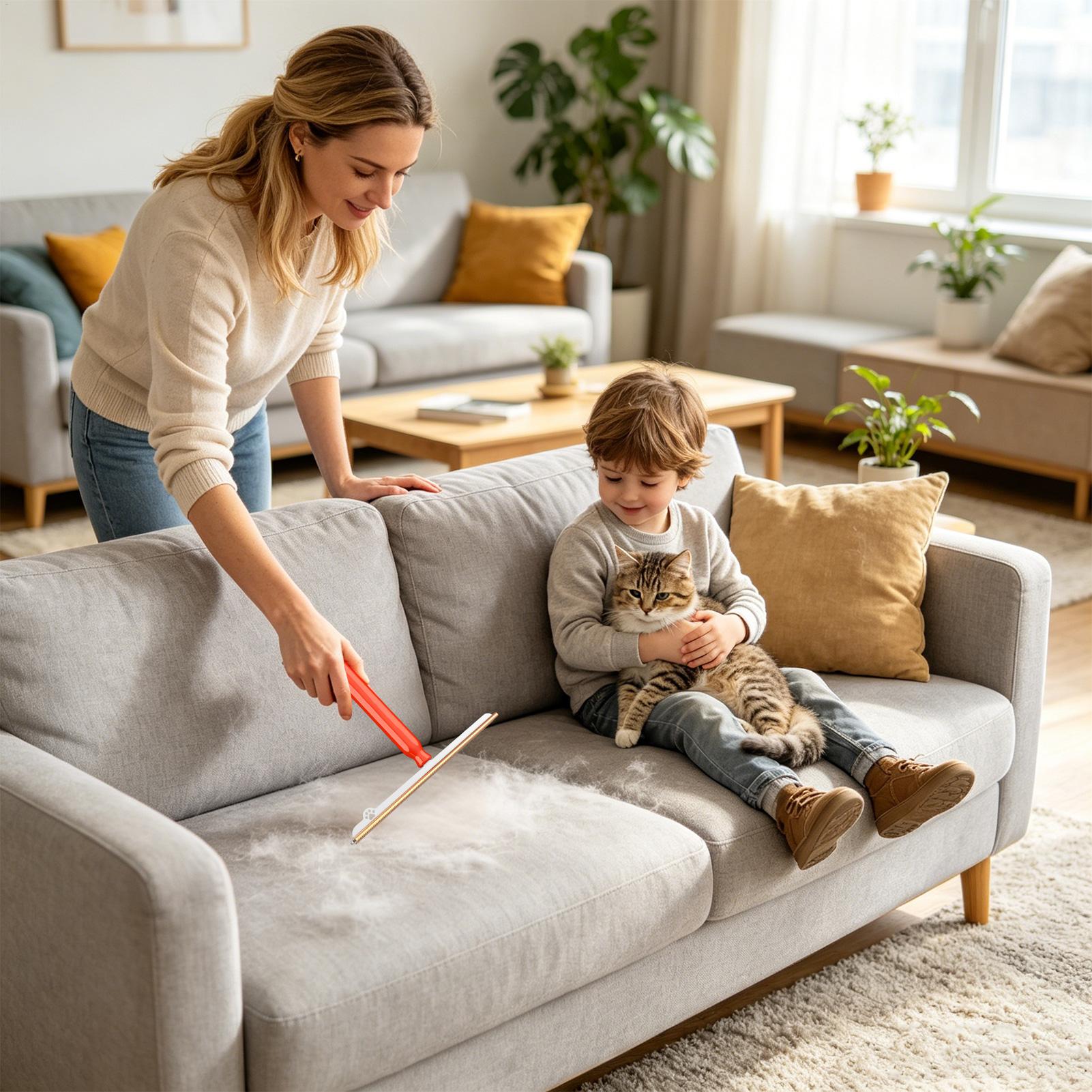 ペットの毛取り用カーペットレーキ 1個、持ち手付き、再利用可 - Furniture Hardware Parts のレビューと価格