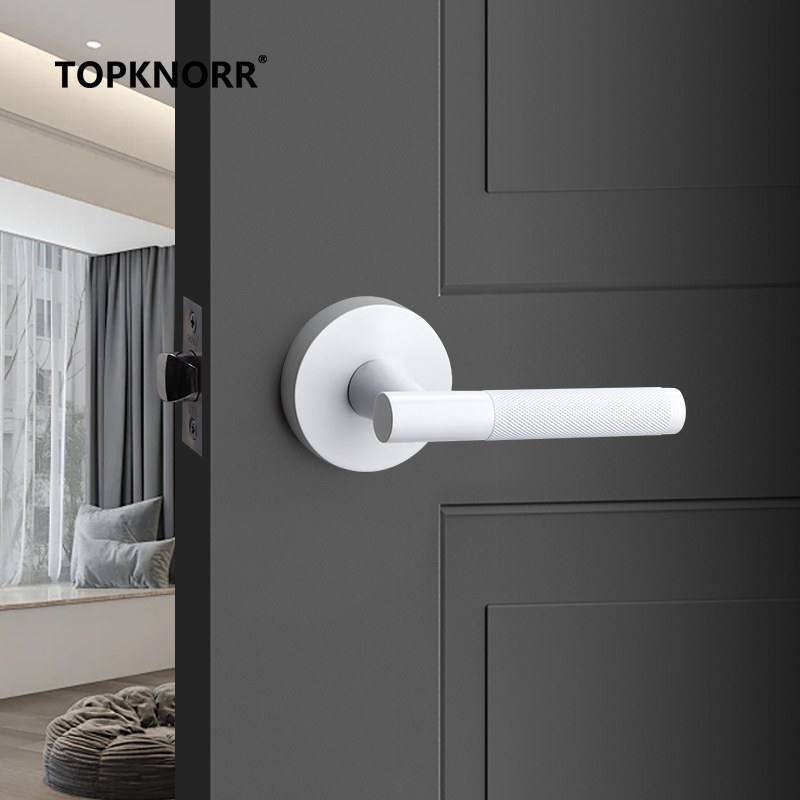 浴室ロックボール通路ロックシングルタングキーレス寝室プライバ - Zinc Furniture Hardware のレビューと価格