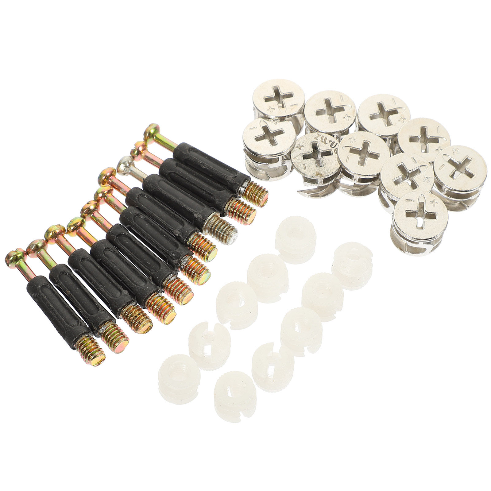 家具用サイド接続金具カムロックコネクター10セット、食器棚・ - Furniture Hardware Threaded Inserts のレビューと価格