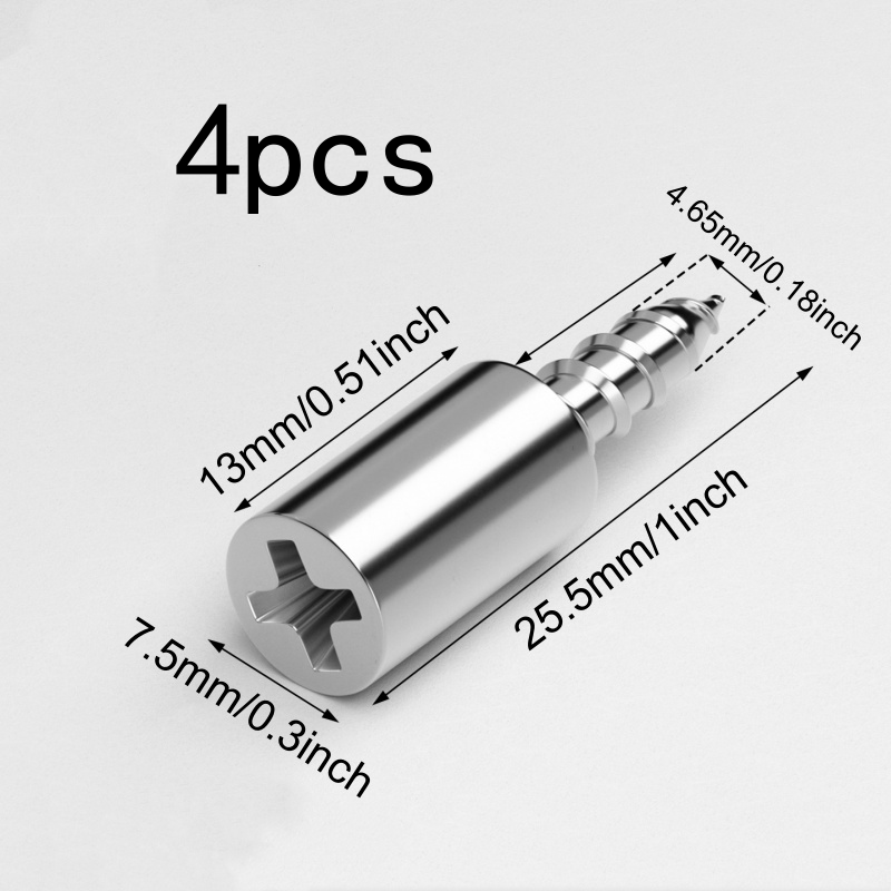 4個入りヘビーデューティーメタルシェルフサポートペグ（ネジ付 - Shelf Peg Support のレビューと価格