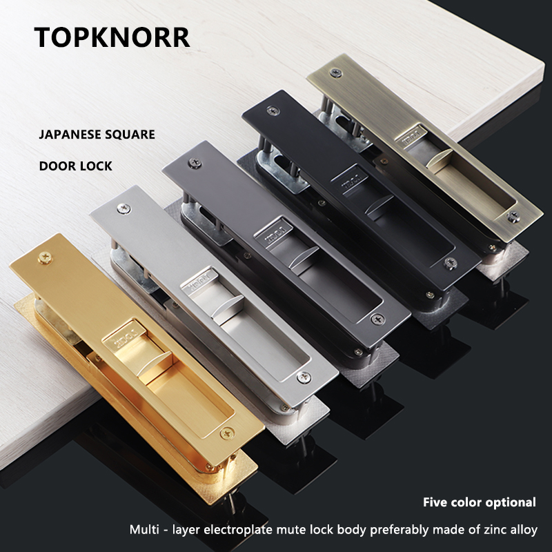 目に見えない引き戸用ロックプッシュプルフック木製ドア用内蔵隠 - Zinc Furniture Hardware のレビューと価格