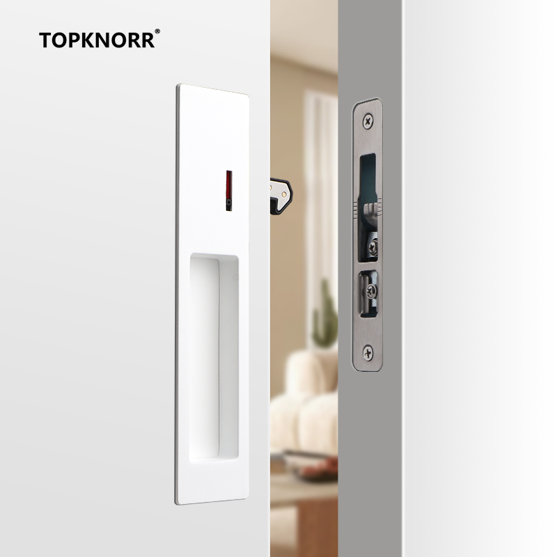 目に見えない引き戸用ロックプッシュプルフック木製ドア用内蔵隠 - Zinc Furniture Hardware のレビューと価格