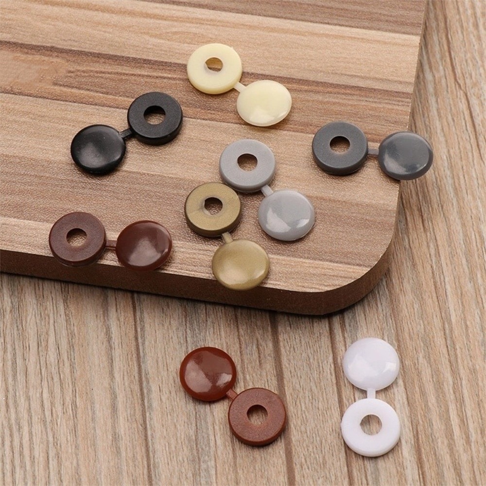 100 個新しいユニバーサルフィットネジ保護カバースナップ保 - Furniture Hardware Fixing Screws のレビューと価格