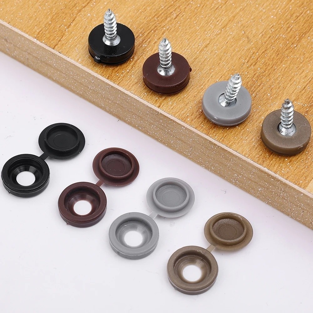 100 個耐久性のあるユニバーサルフィットネジ保護カバースナ - Furniture Hardware Fixing Screws のレビューと価格