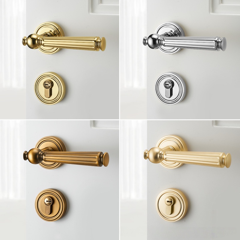 豪華な静音ドアロックセット、鍵付き、セキュリティ、バスルーム - Zinc Furniture Hardware のレビューと価格
