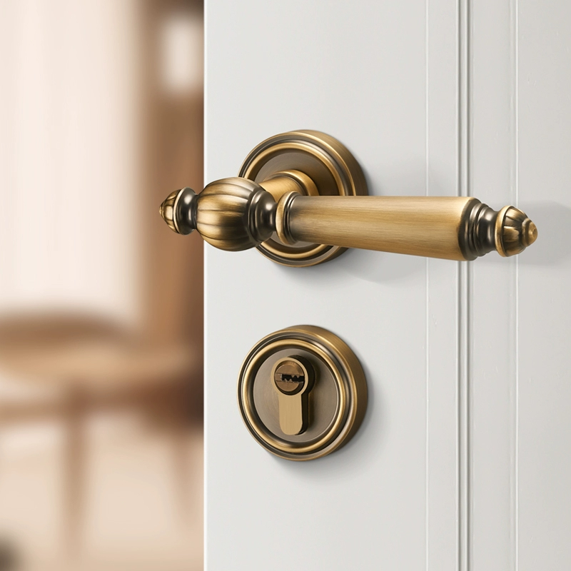 豪華な静音ドアロックセット、鍵付き、セキュリティ、バスルーム - Zinc Furniture Hardware のレビューと価格
