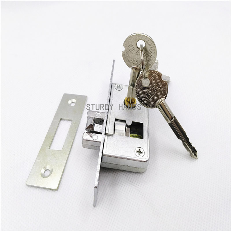 合金ピンロックスライドドア目に見えないフックロックフレームガ - Furniture Hardware Fitting のレビューと価格